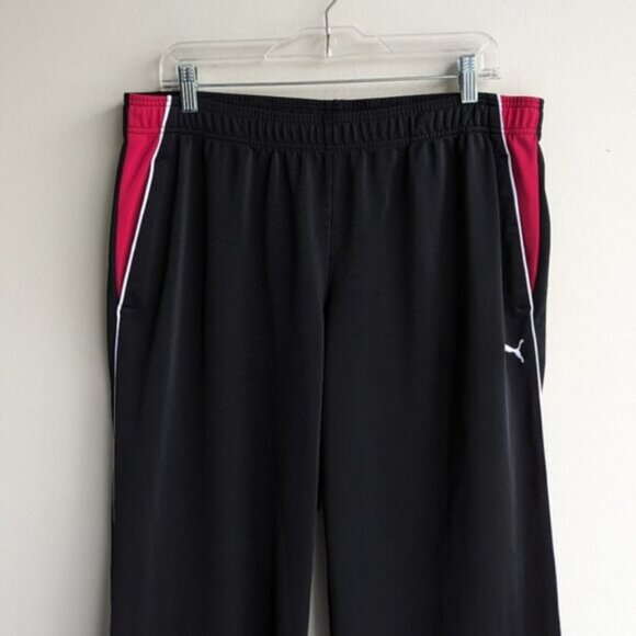 Puma black & red track pants - Picture 2 of 7